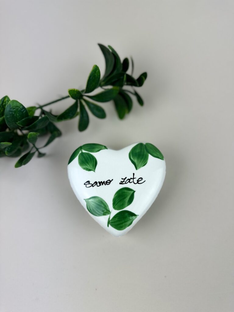 Škatlica za nakit Srček - Tropical
