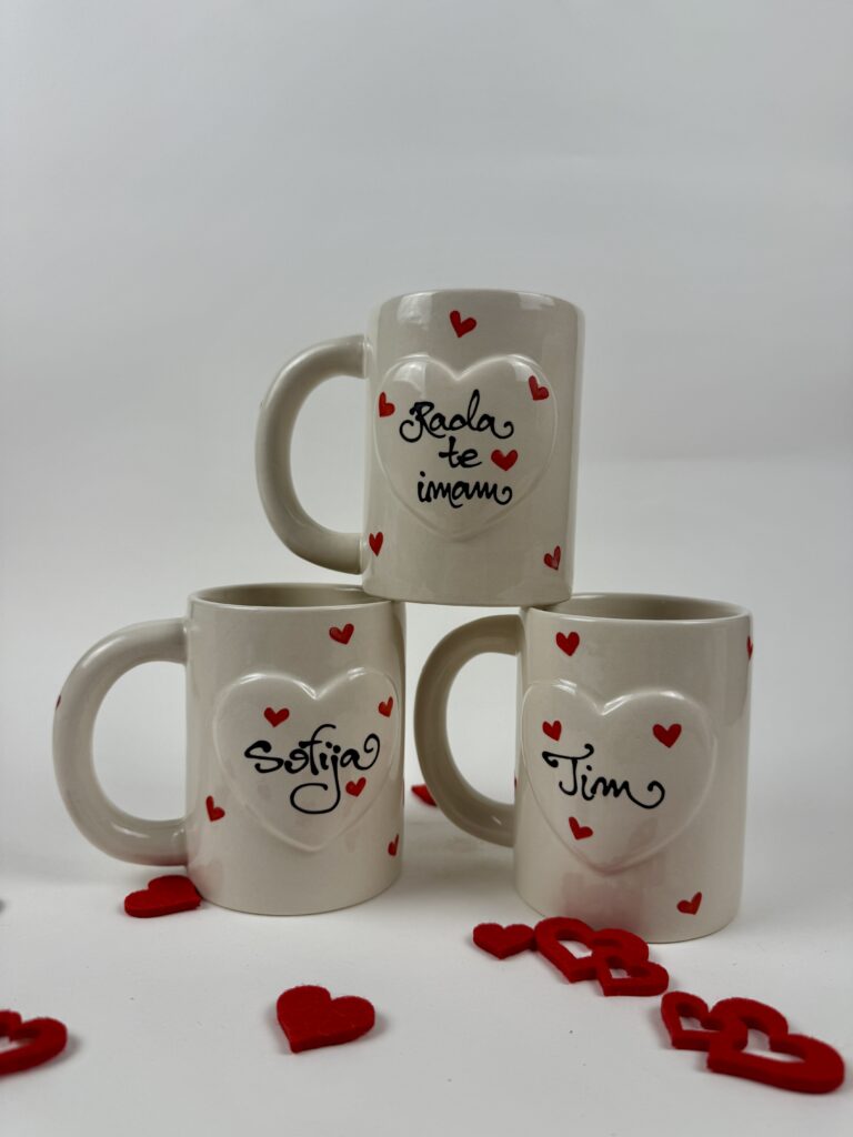 Skodelica Heart - Srčki (0,25 L)